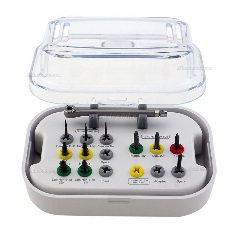 Dental Implant Fixture & Fractured Screw Removal Kit